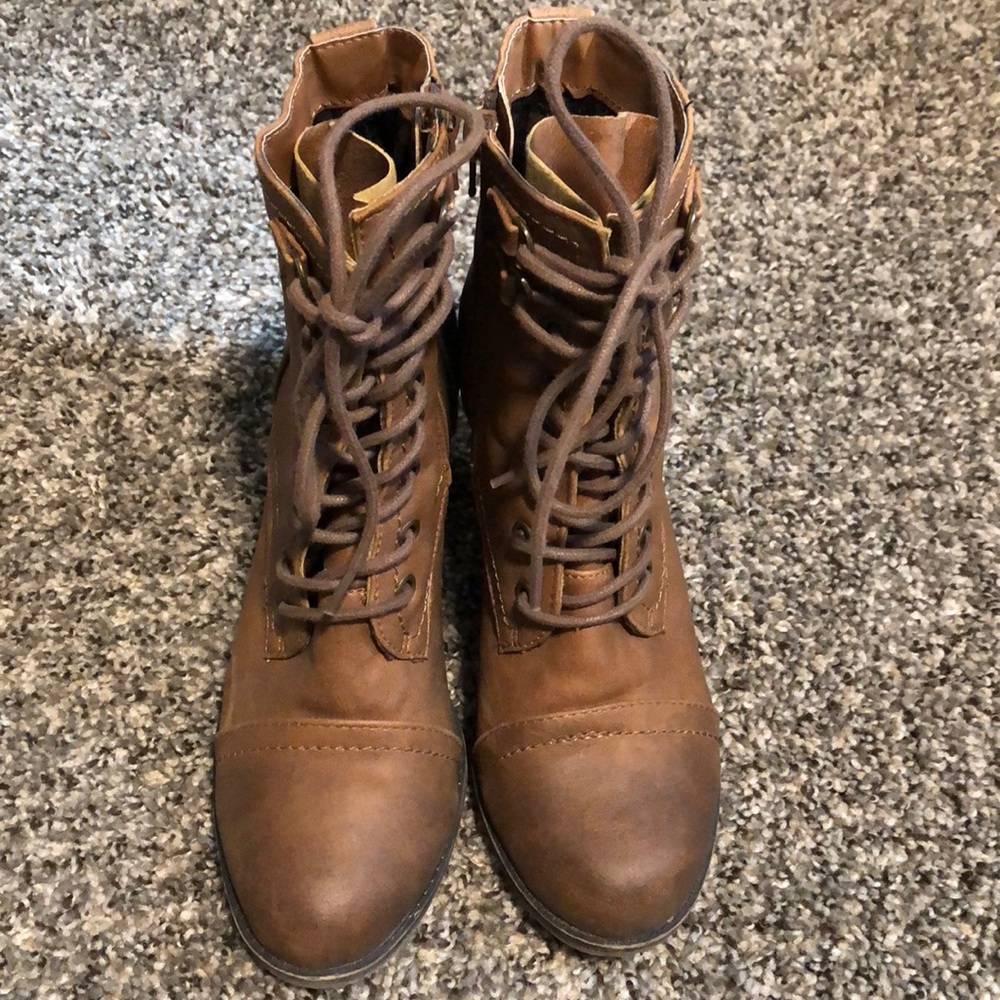Madden Girl Lace-up Boots - Picture 4 of 7